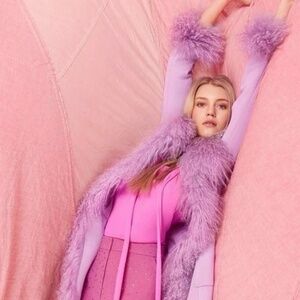 ISO Charlotte Simone lilac coat